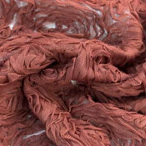 FLORES EN TUL 3D Granate