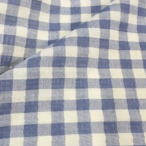 Muselina cuadro Vichy doble Algodón