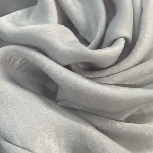 Tejido Satinado aguas tacto sedoso Gris-perla