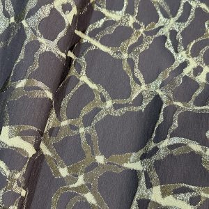 Jacquard lamé verde